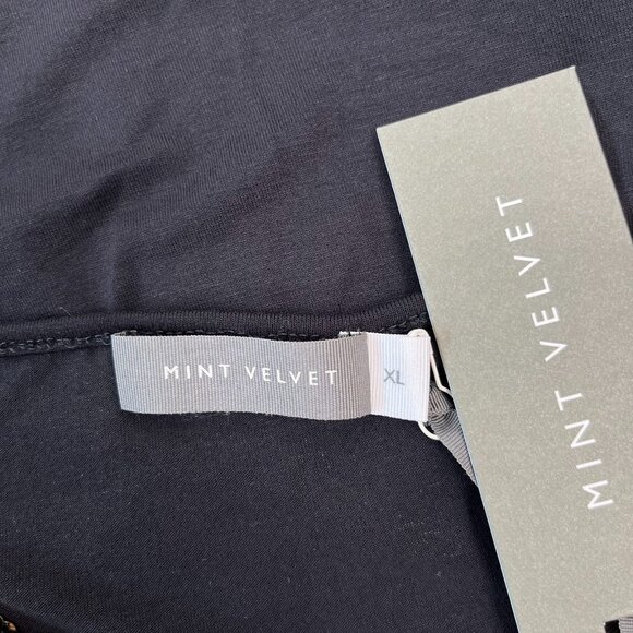 NWT Mint Velvet Gold Sequins Top Stretch Short-Sleeved T-Shirt Size XL - Picture 8 of 12